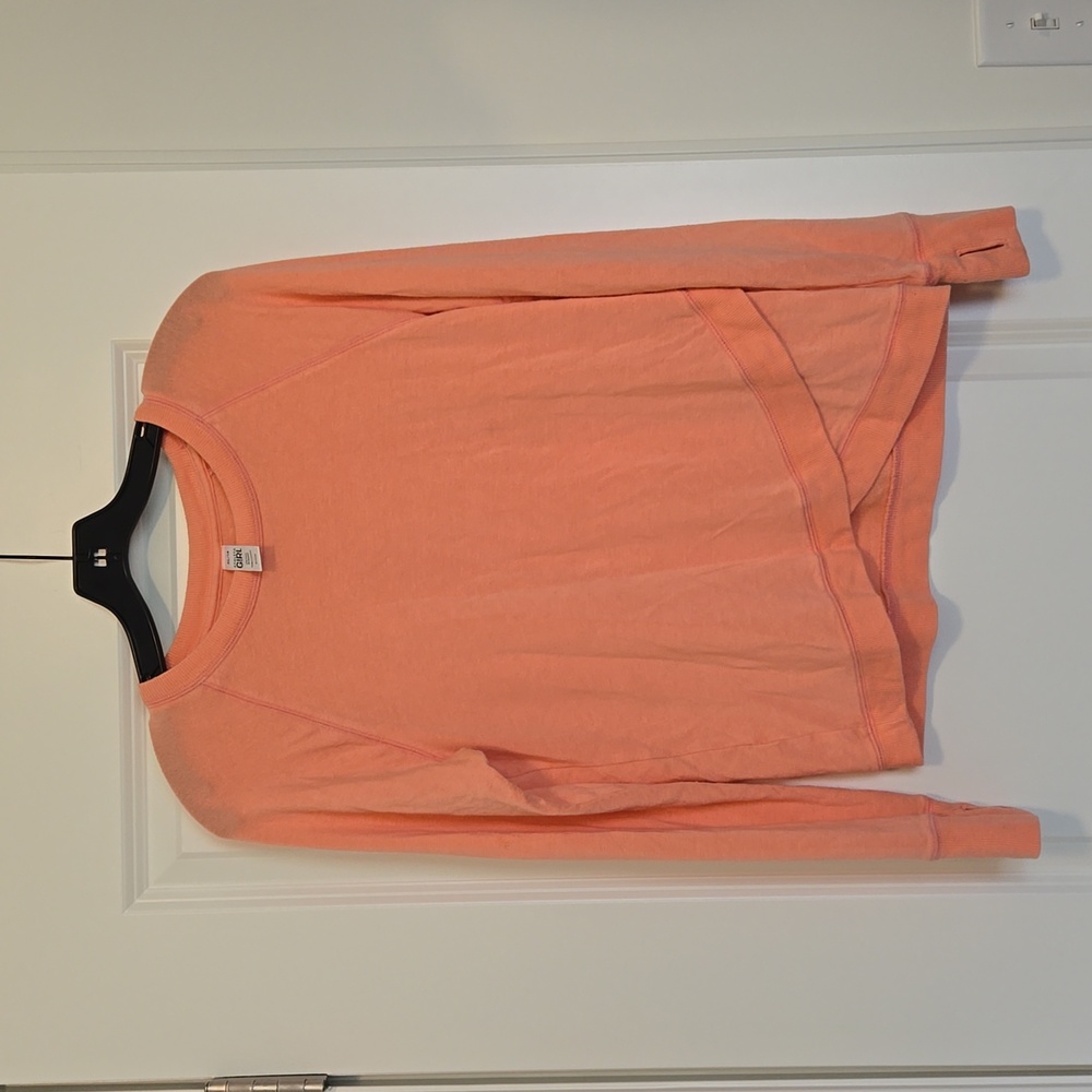Athleta girl XL/14 sweater Salmon